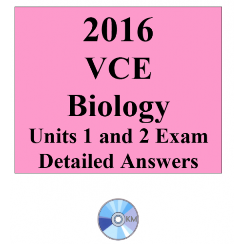 VCE Biology Exam Units 1 And 2